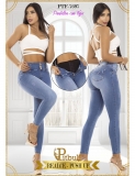 JEANS CON FAJA EN CINTURA  PITBULL PTF7697