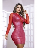 VESTIDO PITBULL VR2404 ROJO