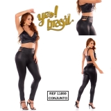 CONJUNTO LEVANTACOLA YES BRASIL REF 11859 NEGRO