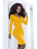 VESTIDO PITBULL VR2330 AMARILLO