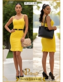VESTIDO PITBULL VR2415 AMARILLO