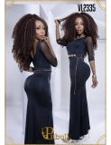 VESTIDO PITBULL  REF. VL2335 NEGRO