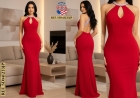VESTIDO AMERICANO REF SDM1233JP ROJO