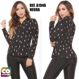BLUSA  ASTERISCO REF A1946 NEGRO
