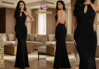 VESTIDO AMERICANO REF SDM1233JP NEGRO