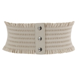 CINTURN ANCHO DE CUERO N14802 