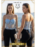 CORSET PITBULL REF COR107 AZUL