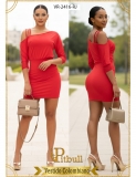VESTIDO PITBULL VR2416 ROJO