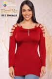 BLUSA LARGA BLESS ME REF BM1628 ROJA