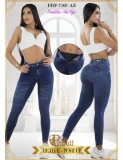 JEANS CON FAJA EN CINTURA  PITBULL PTF7707