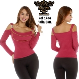 BLUSA LARGA BLESS ME REF BM1474