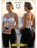 CORSET PITBULL REF COR107 BLANCO