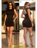 VESTIDO PITBULL VR2406 NEGRO
