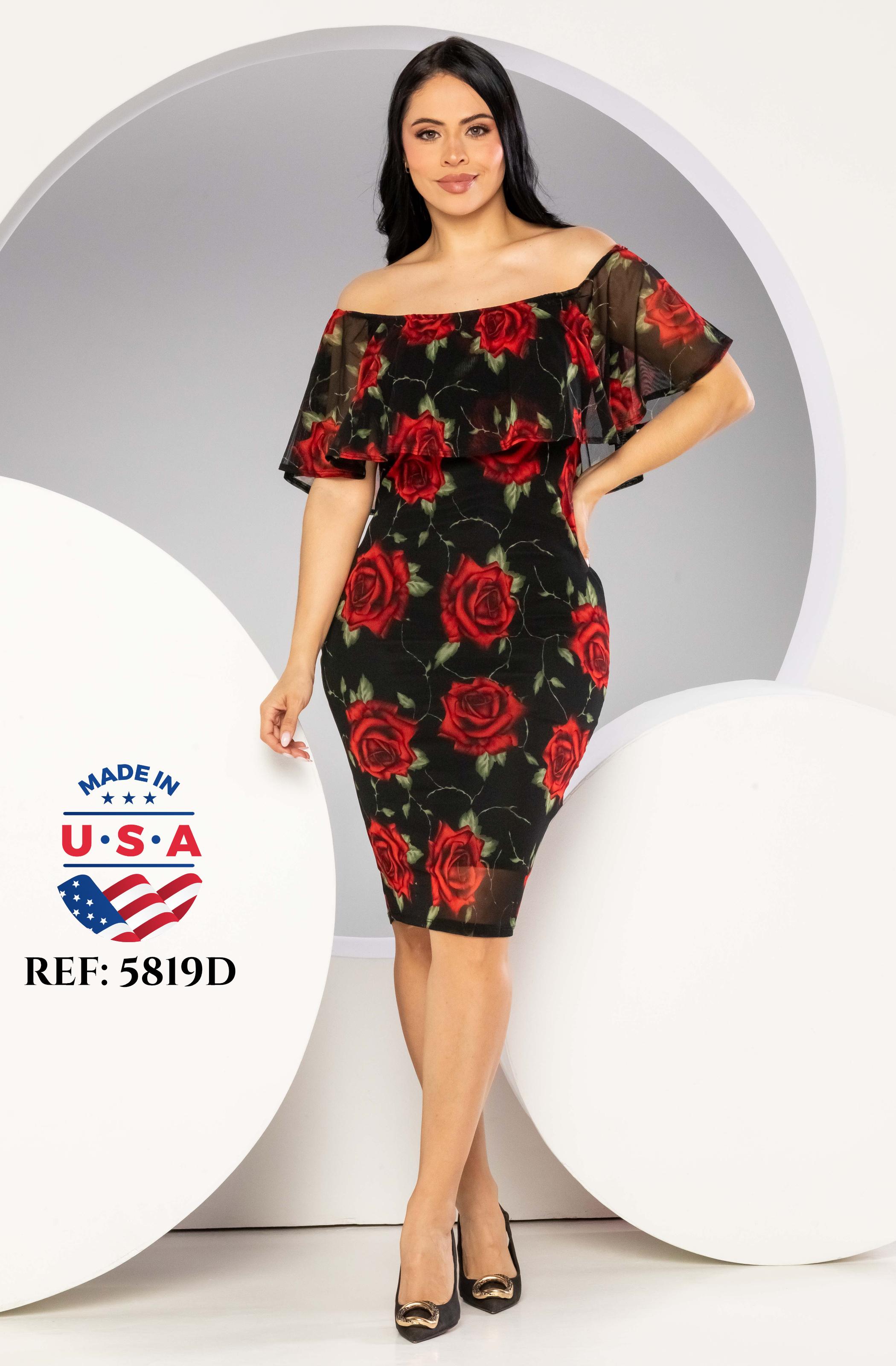 VESTIDO AMERICANO REF 5819D