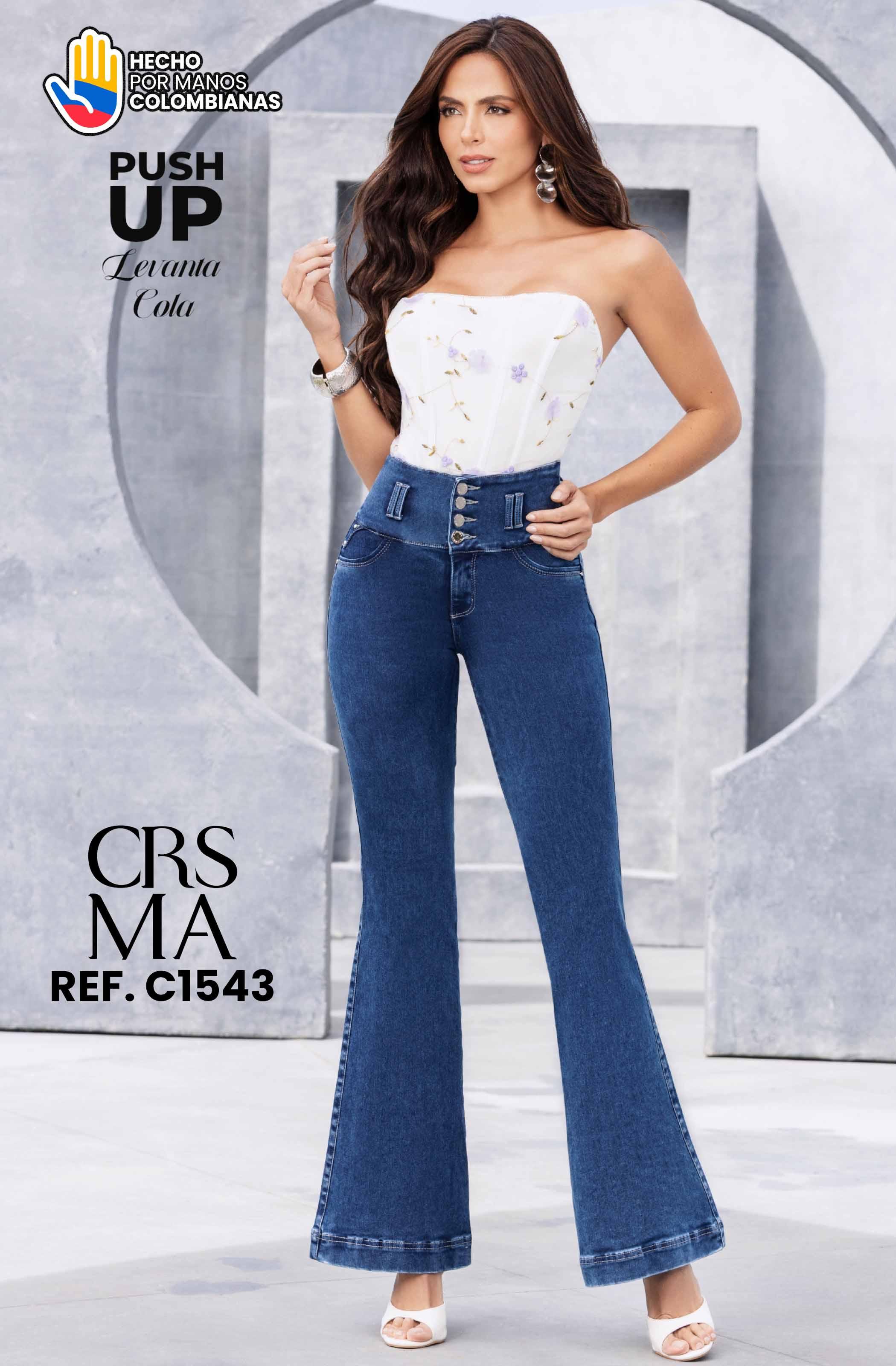 JEANS CARISMA BOTA CAMPANA REF C1543