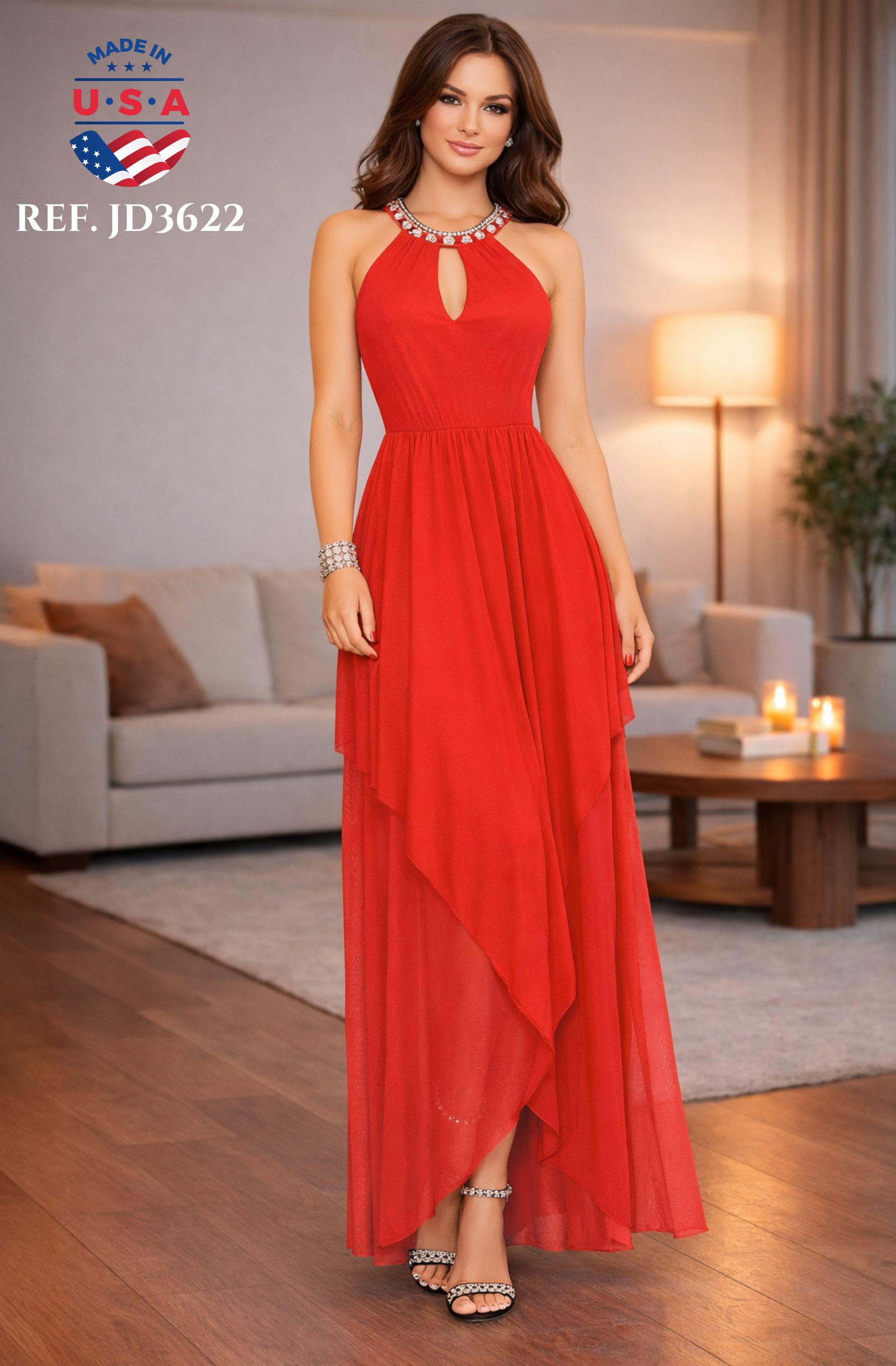 VESTIDO AMERICANO REF JD3622