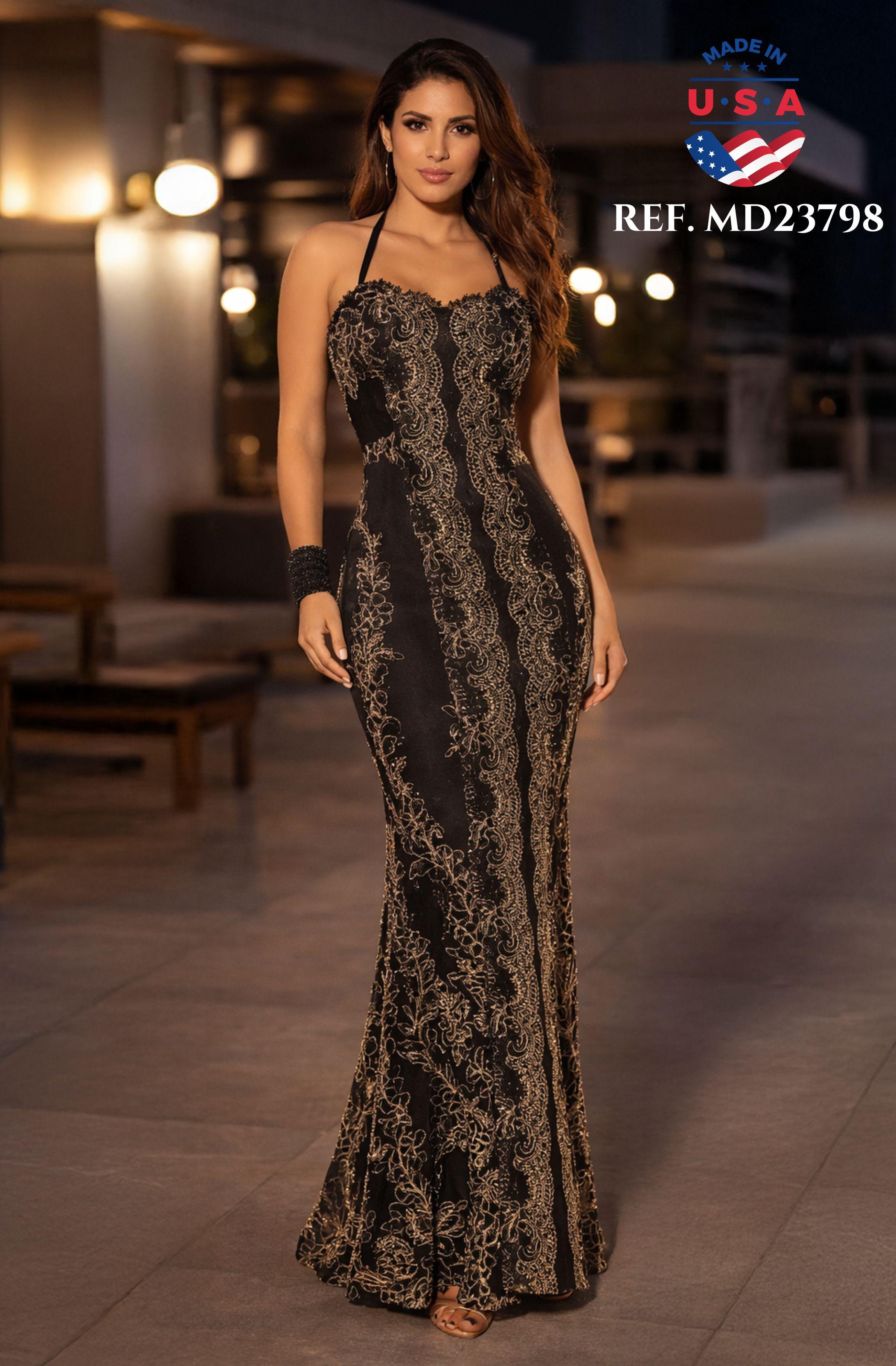 VESTIDO AMERICANO REF MD23798