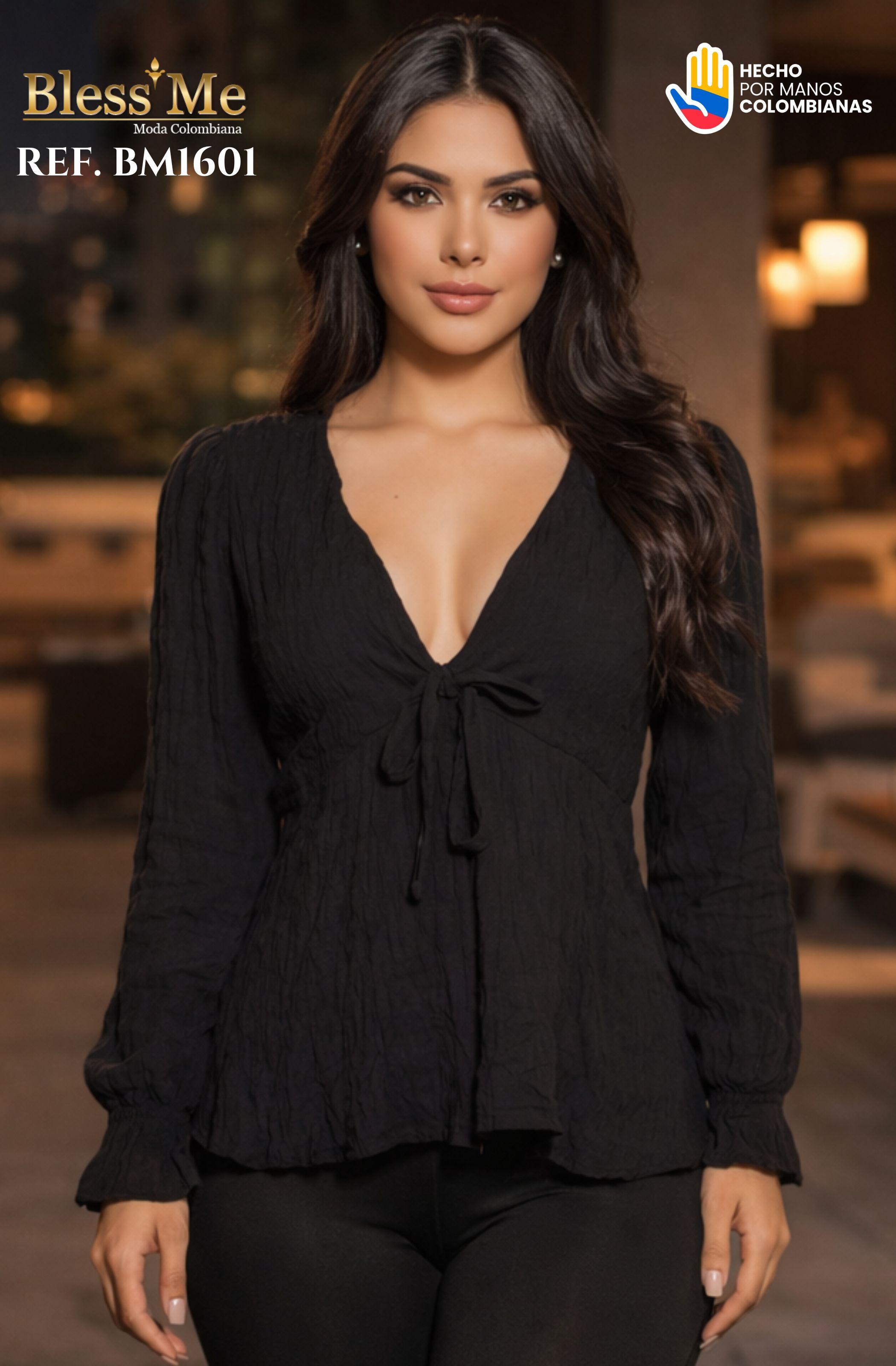 BLUSA LARGA BLESS ME REF BM1601 NEGRA