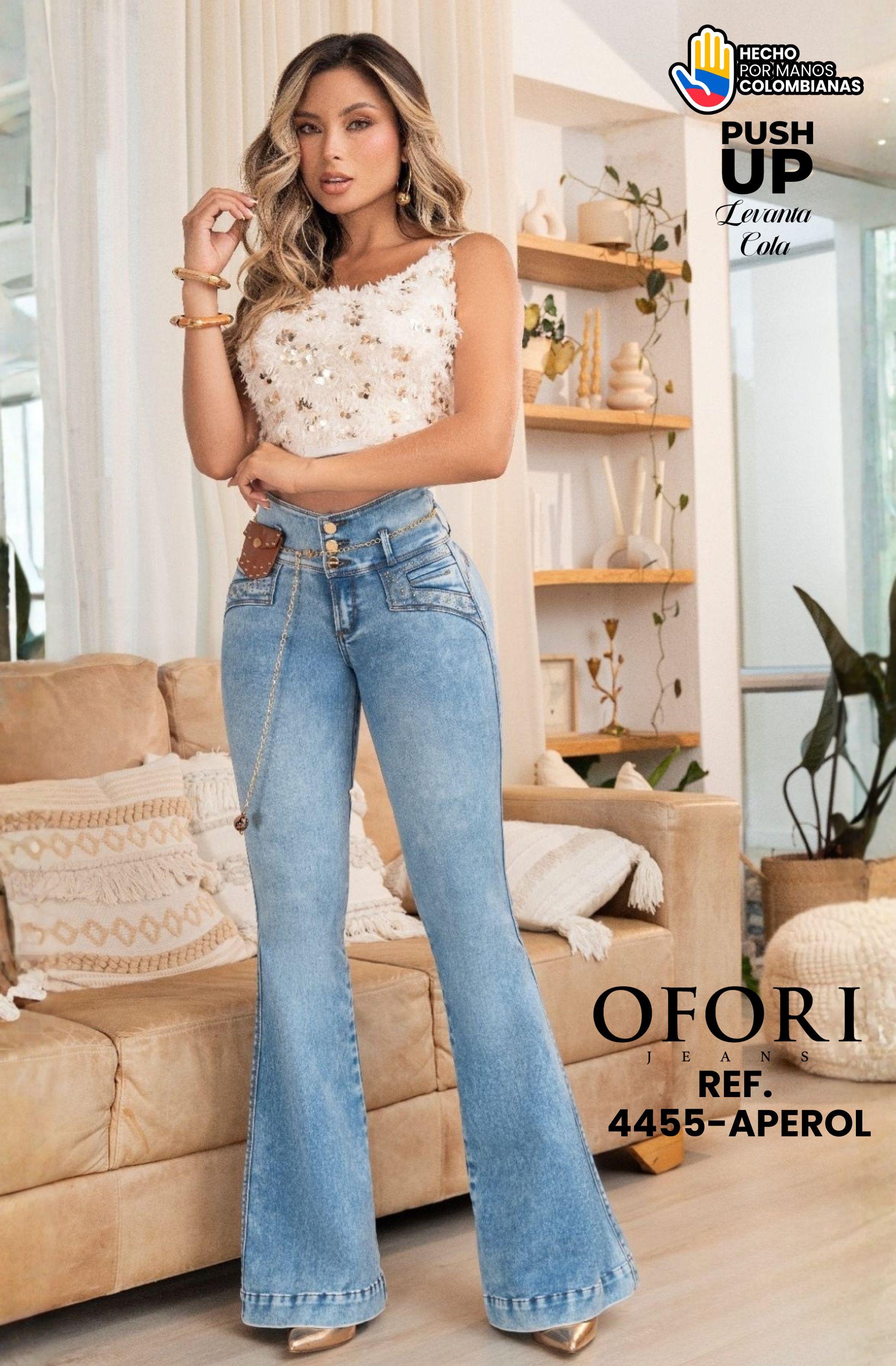 JEANS BOTA CAMPANA REF 4455-APEROL