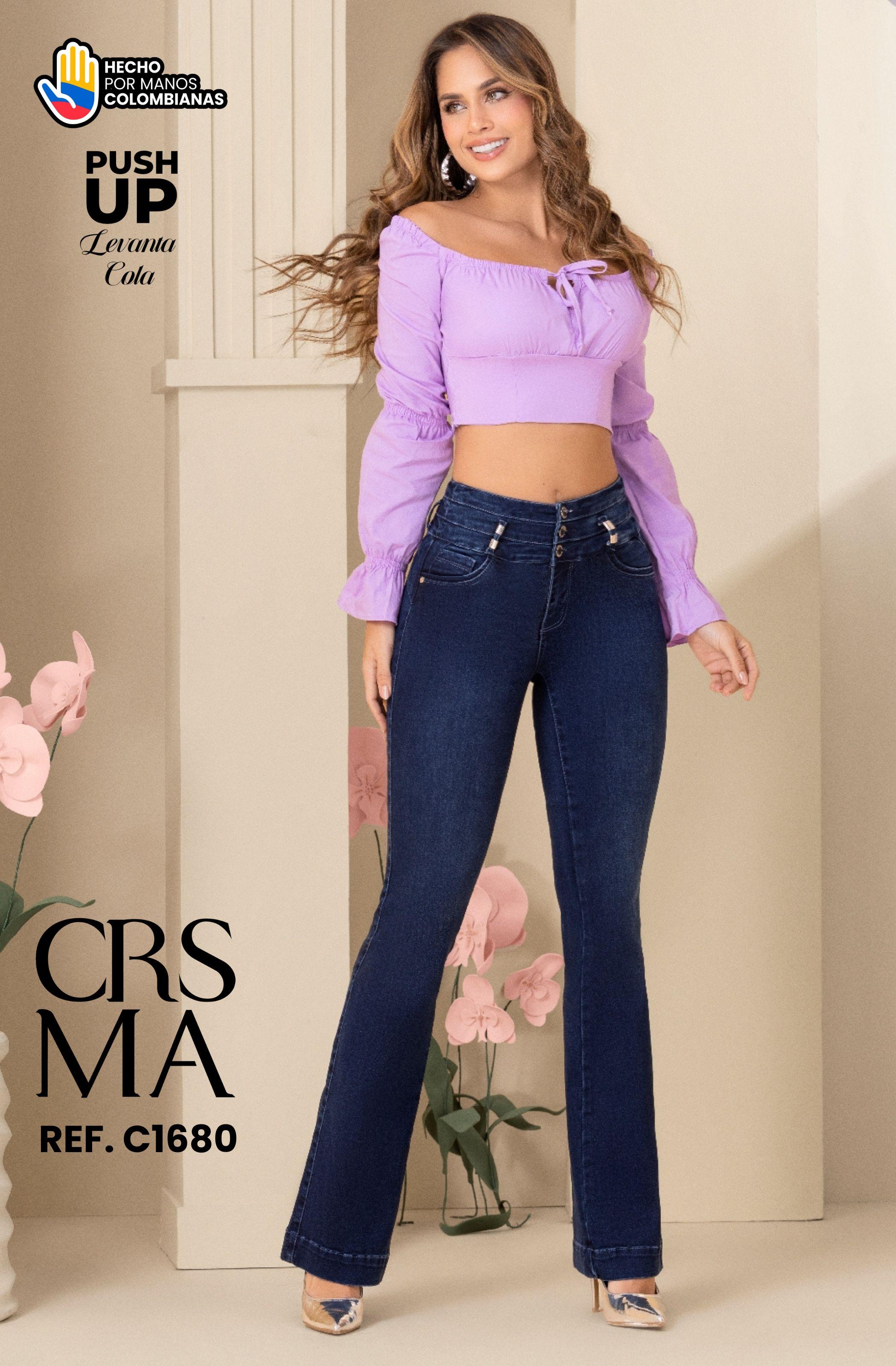 JEANS BOTA CAMPANA CARIMA REF C1680