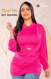 BLUSA LARGA BLESS ME REF BM4006 FUCSIA