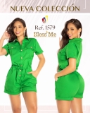 ENTERIZO CORTO BLESS ME VERDE REF BM 1579