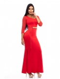 VESTIDO PITBULL  REF. VL2335 ROJO