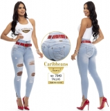 JEANS COLOMBIANO LEVANTACOLA  CARIBBEANS  REF CB7040