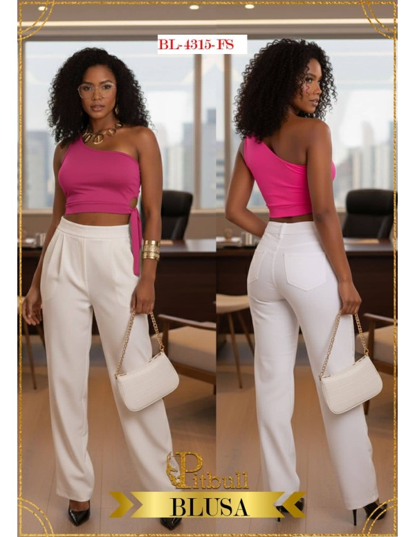 BLUSA PITBULL REF BL4315 FUCSIA