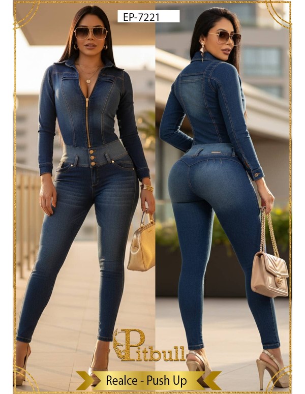 ENTERIZO PITBULL REF EP7221 AZUL