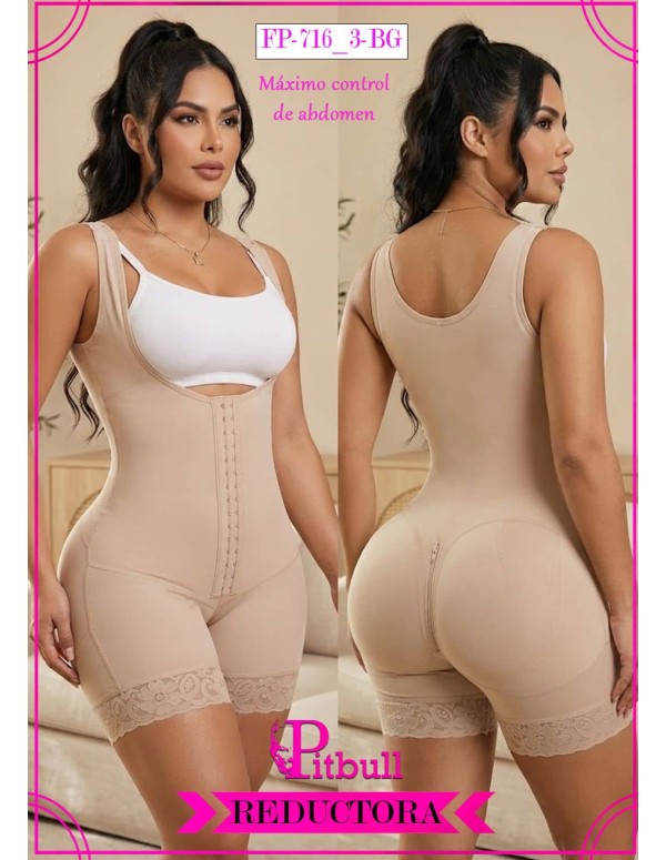FAJA  SHORT CON CIERRE PERINEAL PITBULL  FP716_3