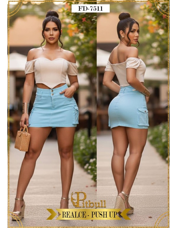 FALDA PITBUL REF FD7511 AZUL