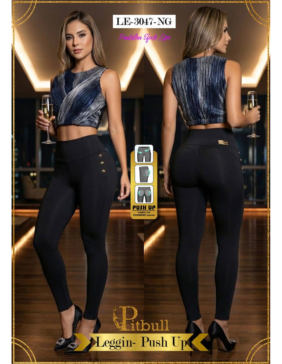 LEGGINS REDUCTOR Y MOLDEADOR� PITBULL REF LE3047